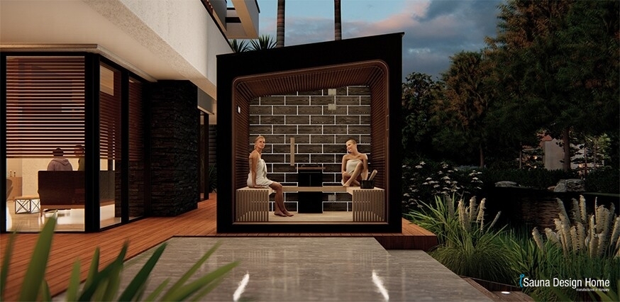 minimalistická sauna
