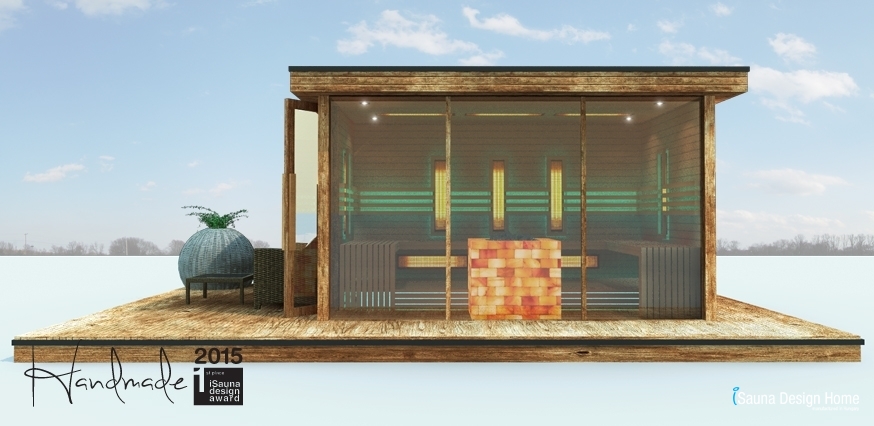Stavba záhradného sauna domčeka