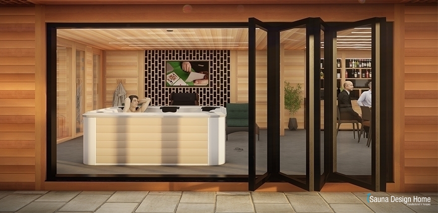 exkluzívny sauna domček