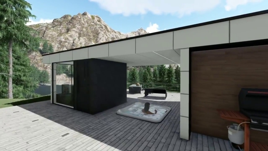 Exterierová sauna, sauna dom do záhradny - plánovanie, výroba, kompletná realizacia v jednej ruke.
