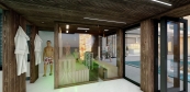 Exteriérový sauna dom