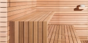 Fínska sauna na mieru v minimalsitickom štýle