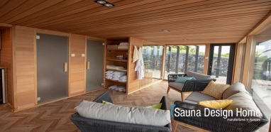 sauna dom s oddychovou miestnosťou