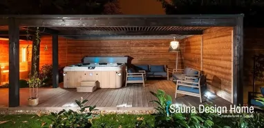 Sauna a vírivka Sauna a vírivka