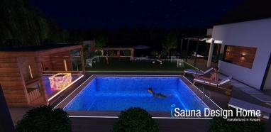 záhradný sauna dom