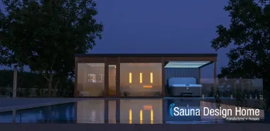 Panoramatický sauna dom Panoramatický sauna dom