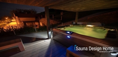 sauna dom a vírivka