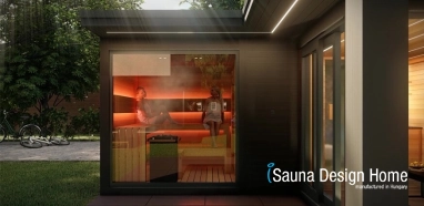 fínska sauna do záhrady