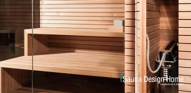 Fínsky sauna domček so skrytou saunovou pecou