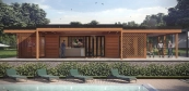 wellness sauna domček