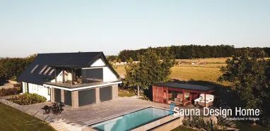 Exteriérový sauna dom na mieru