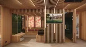 sauna, himalayská soľná stena