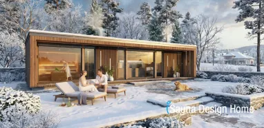 Zimný wellness dom
