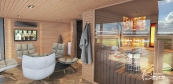 Kombi sauna so solnou terapiou