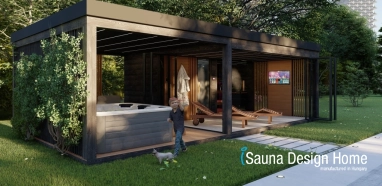 luxusné sauna domy do záhrady