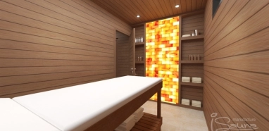 Wellness sauna na mieru
