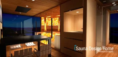 Sauna wellness komfortný domček Sauna wellness komfortný domček