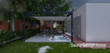 moderný sauna dom moderný sauna dom