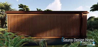 Externý sauna dom na mieru Externý sauna dom na mieru