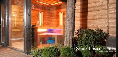 Exteriérový sauna dom