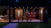 záhradný wellness sauna dom
