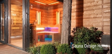 Exteriérový sauna dom