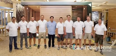 Záhradný sauna domček - výroba Záhradný sauna domček - výroba