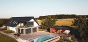 Exteriérový sauna dom na mieru