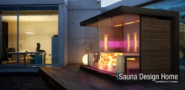 Exteriérový saunový dom, stavba sauny na majstrovskej úrovni Exteriérový saunový dom, stavba sauny na majstrovskej úrovni