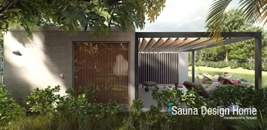 externý sauna wellness