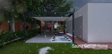 moderný sauna dom moderný sauna dom