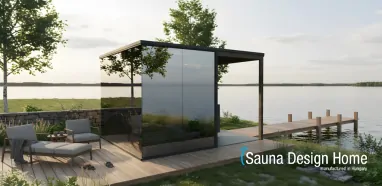Sauna s pergolou