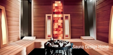 Moderná exteriérová fínska sauna