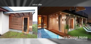 Sauna svet na strešnej terase