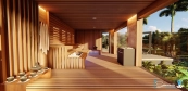 Yoga a sauna