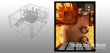 Wellness sauna domček s himalájskou soľnou terapiou