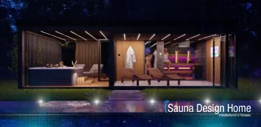 záhradný wellness sauna dom
