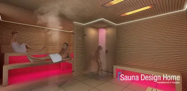 Sauna wellness so sprchou Sauna wellness so sprchou