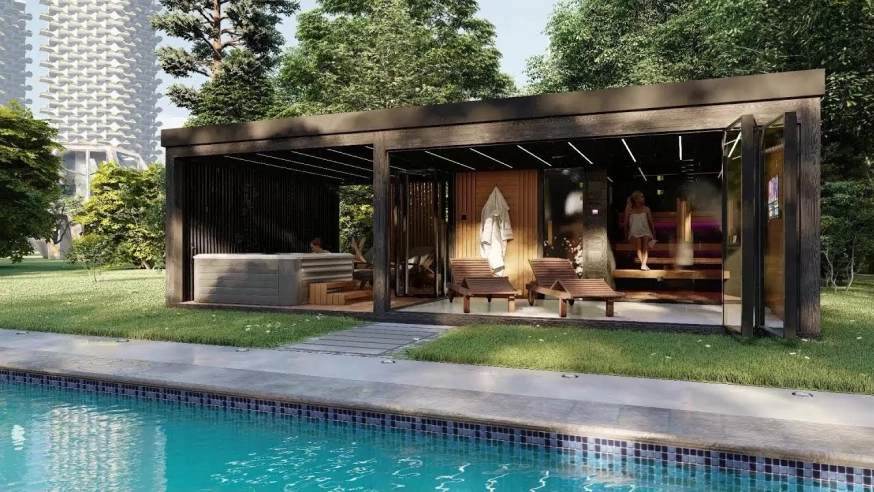 záhradny wellness sauna dom