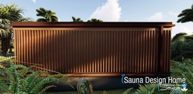 Externý sauna dom na mieru