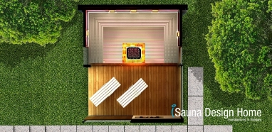 Fínska sauna a infra sauna v jednom sauna dome 