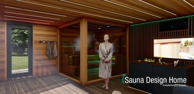 sauna dom s odpočivarňou