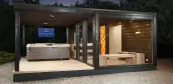 Sauna dům se sprchou na míru Sauna dům se sprchou na míru