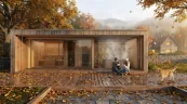 Vonkajší wellness pavilón Vonkajší wellness pavilón