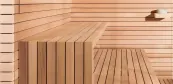 Fínska sauna na mieru v minimalsitickom štýle Fínska sauna na mieru v minimalsitickom štýle