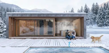 Sauna s oddychovou zónou Sauna s oddychovou zónou
