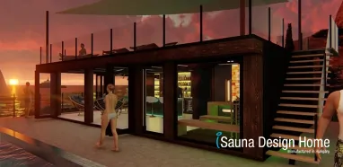 sauna dom so slnečnou terasou sauna dom so slnečnou terasou