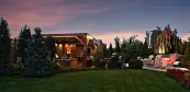 Exteriérový wellness sauna domček s vírivkou