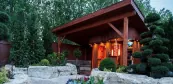 Sauna domček s prístreškom Sauna domček s prístreškom