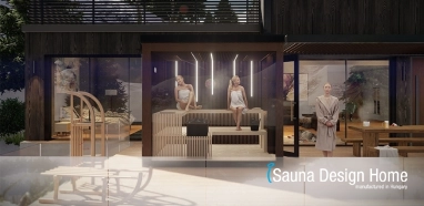 exterierová fínska sauna